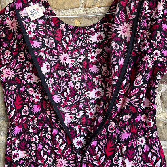 Mata Traders 100% Cotton Bella Dress Fuchsia - Picture 2 of 5